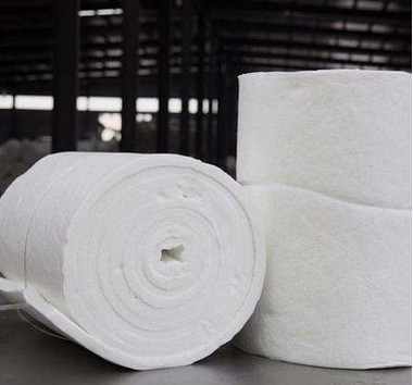 Aluminium silikat tahan api Keramik Serat Selimut Panas tahan isolasi Wol 128kg/M3 Densitas Untuk Boiler