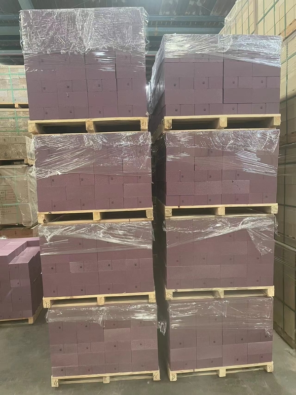 Batu bata tahan api tinggi dengan ketahanan kelelahan termal yang baik dan kepadatan bulk 3,3-3,8 g/cm3