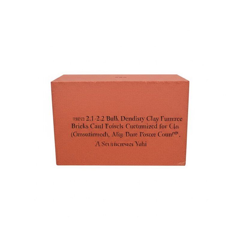 2.1-2.2 Bulk Dendisty Clay Furnace Bricks Disesuaikan untuk Bisnis Anda