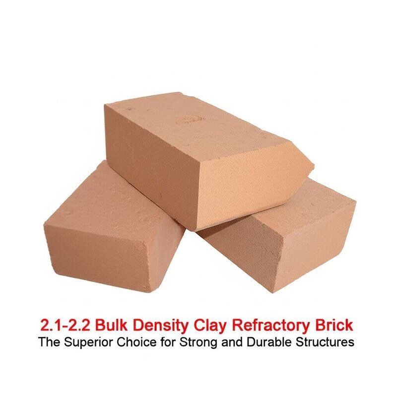 2.1-2.2 Bulk Density Clay Refractory Brick The Superior Choice untuk Struktur Kuat dan awet