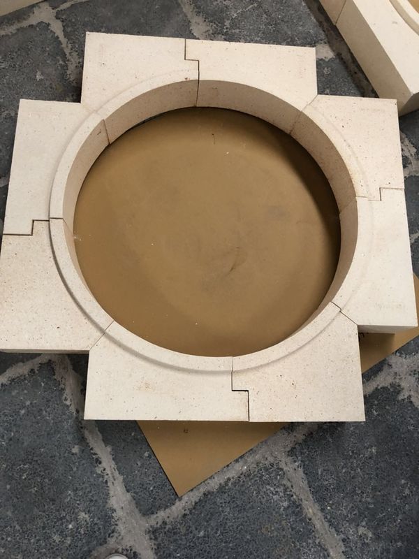 Bata Tahan Api Alumina Silikat Tahan Panas Tinggi 1500 ℃ RUL Untuk Kompor Ledakan Panas