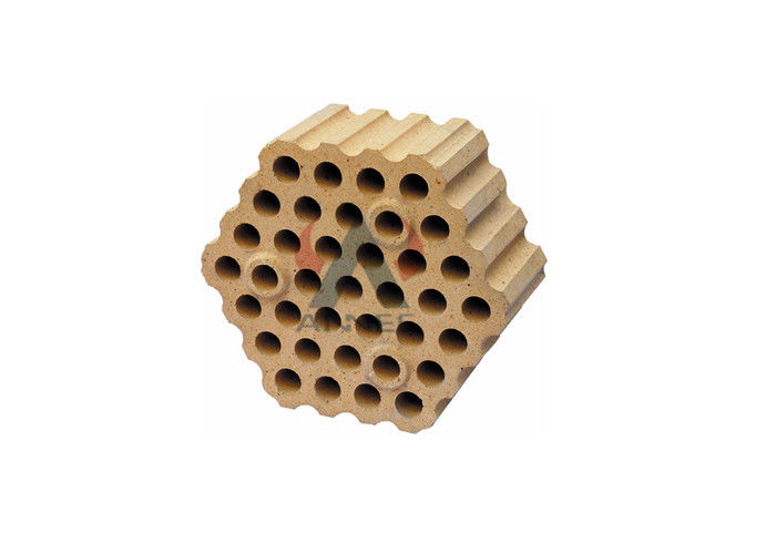 20-40 MPa Kekuatan penghancuran dingin Genteng Refractory Brick untuk Konstruksi lapisan Refractory suhu