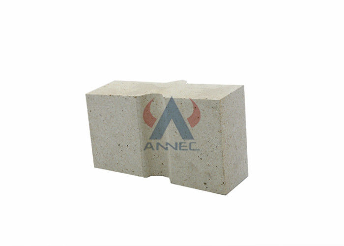 High Alumina White 1450C Low Creep Fireplace Fireplace Refractory Brick untuk kompor ledakan panas