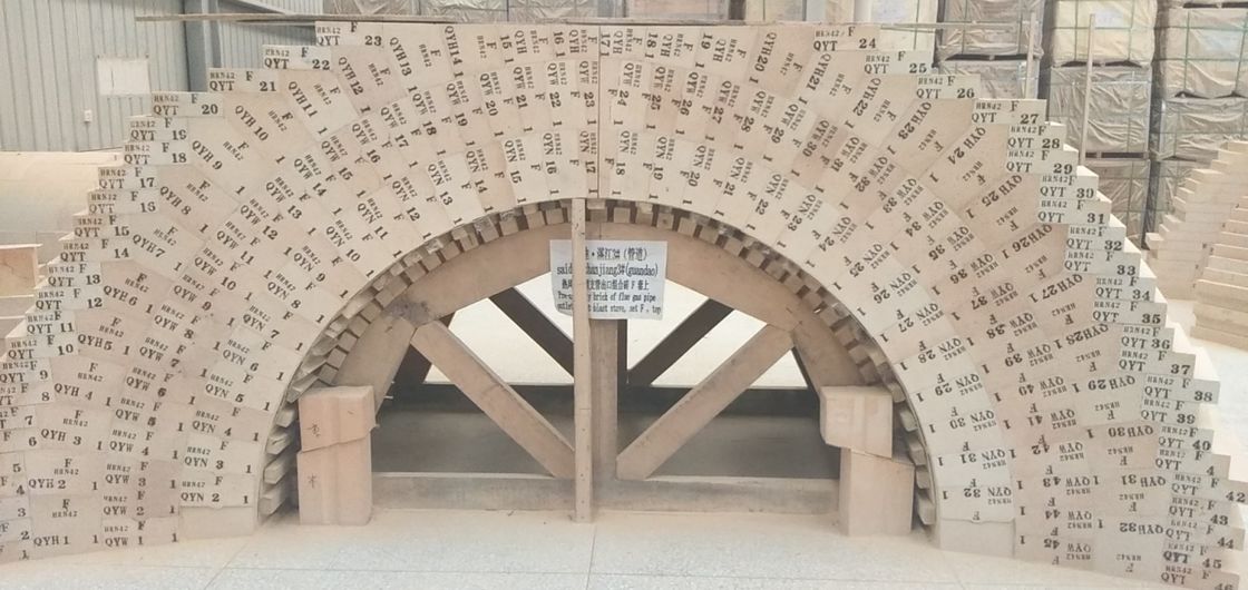 Bata Berbasis Alumina Andalustie Tinggi Tahan Suhu Tinggi Dan Digunakan Sebagai Lapisan Keselamatan Dalam Kompor Suhu Tinggi, Kiln