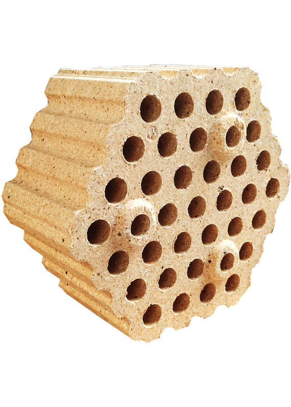 Silica Checker Clay Refractory Brick Multistage Batching Dengan Lubang